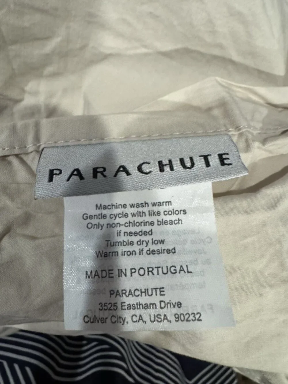 Parachute Queen Pillow Cases Clay Gray Beige Set of 2 Tan Cotton